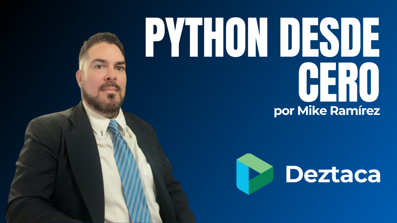 Portada del curso 'Python desde cero'
