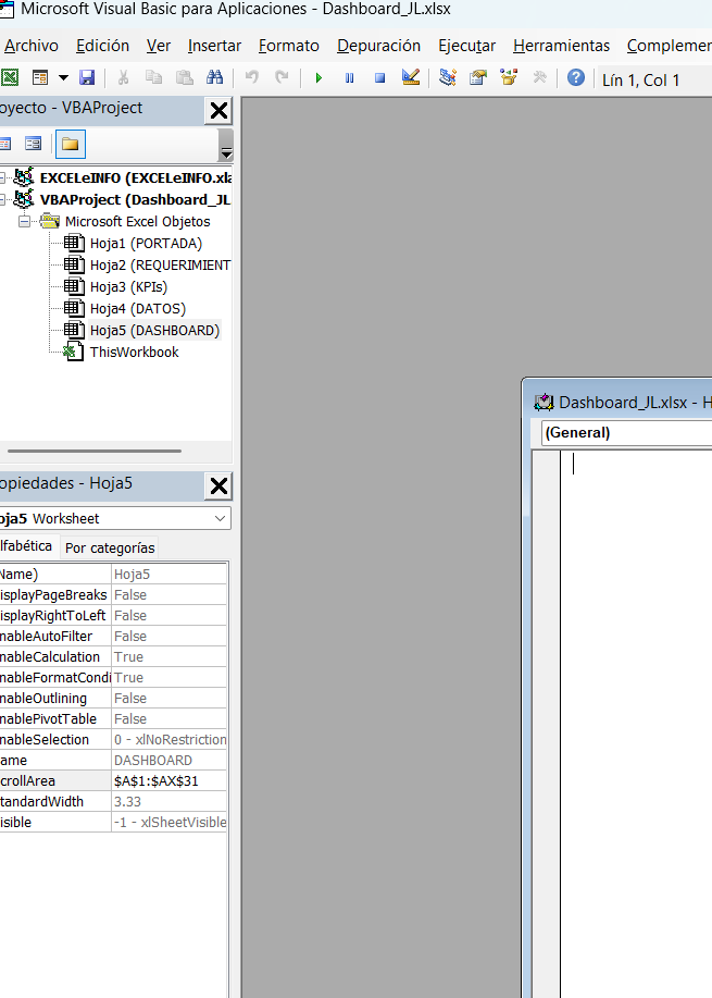 Vista previa de Dashboard de Personal en Excel: KPIs, plantilla y reclutamiento